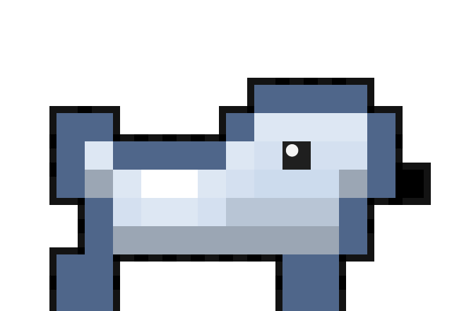 Dart, a long, low creature leaning forward