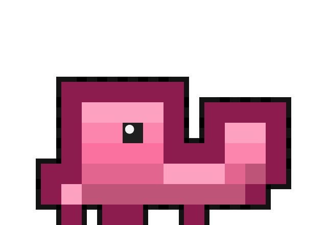 Glitch, an angular torn creature