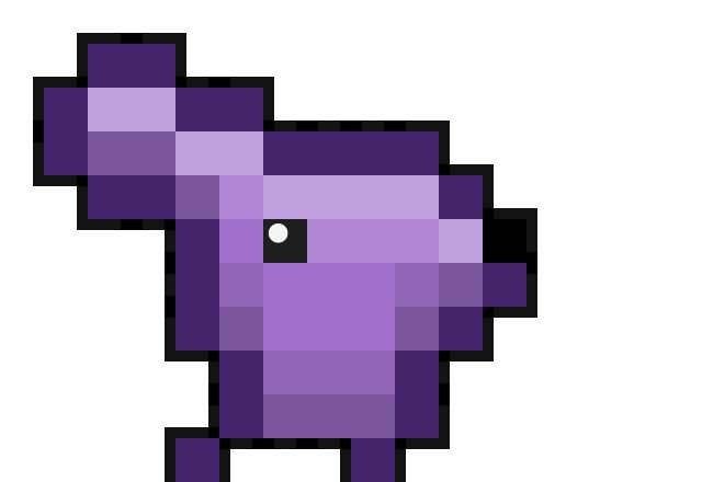 Quill, a hare with both ears swept back along its body