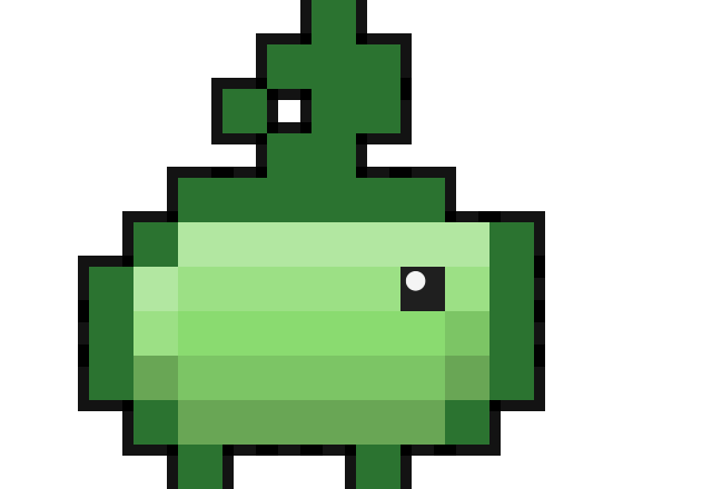 Pixel, a plant sprout
